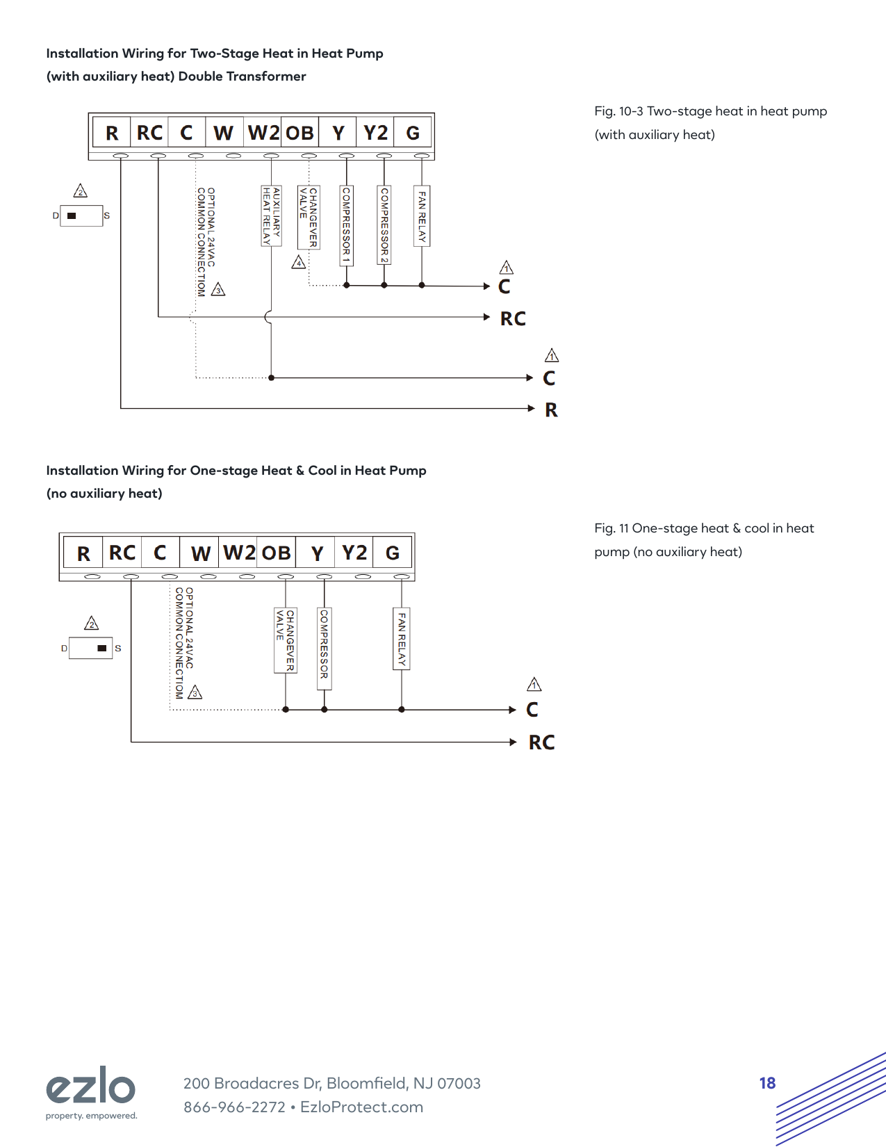 Ezlo thermostat heat pump with auxiliary heat wiring diagram